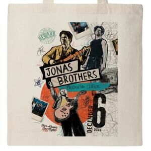 Jonas Brothers Newark December 6 2023 Tote Five Albums Two Nights New with Tag